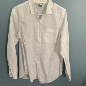 OldNavy White Button Longsleeve Shirt